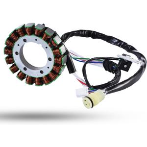 LOONGPART Magneto Stator Coil Compatible With Yamaha Grizzly 660 YFM 660 Rhino 660 YXR660 2002-2008 5KM-81410-00-00 5GH-81410-00-00 5ND-81410-00-00