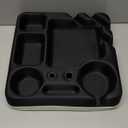 Couch Cup Holder Tray Couch Cup Holder Pillow Bed Tray Snack Sofa Bed Caddy Organizer Beach Sofa Drink Holder Anti-Spill Portable Snack Caddy Couch Remote Holder for Phone Pad Kindle Beverage Green