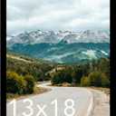 13x18 Picture Frame Black for Wall Hanging, Wood 13 x 18 Frame Photo Frame for Wall Horizontally or Vertically, Black, 1 Pack