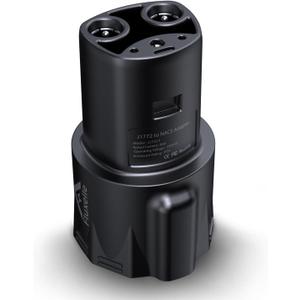 J1772 to Tesla Charger Adapter, Max 80A/250V for Tesla only, Tesla Charging Accessories, Connecting to SAE J1772 Charging Stations, Compatible with Tesla Model Y 3 X S Cybertruck