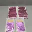 Yeaqee 4 Pcs Foil Fringe Backdrop, Purple Tinsel Curtains Pink Butterfly Foil Curtain for Party Decoration Photo Booth Prop Bachelorette Party Birthday Bridal Shower Wedding Grad Supplies