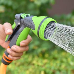 Lefree Yard 10 Patterns Adjustable Yard Garden Hose Sprayer Nozzle Heavy Duty for Outdoor