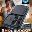 Vizvera for Galaxy S26 Ultra Case with 2 Pack Privacy Screen Protector[RFlD Card Holder][Camera Cover] Shockproof Silicone Protective Phone Case for S26 Ultra 2026