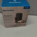Homedics Waterless Essential Oil Diffuser with 15ml Vanilla Cedarwood Fragrance Oil. SereneScent Cordless Cold Air Scent Diffuser Starter Kit with Ambient Light, Studio 671 (Black)
