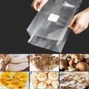 Mushroom Grow Bags, 50 Pack Mushroom Spawn Bags, 5" x 4" x 20", 6 Mil Thick Durable,Tear Resistant, 0.2 Micron Porosity Resistant High Pressure Spawning