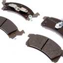 ACDelco Silver 14D506CF1 (19391221) Ceramic Front Disc Brake Pad Set with Bushings