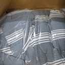 Nautica - King Comforter Set, Soft & Reversible Cotton Bed Set for Year Round Comfort, 3 Piece Striped Bedding with Matching Pillowcases (Craver Grey)