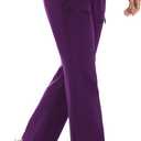 Women's-Snow-Ski-Pants-Fleece-Lined-Waterproof-Insulated Flare Warm for Snowboard Winter Hiking Travel 5 Pockets M
