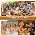 10 Pcs Wine Glass Charcuterie Topper, 4" Mini Charcuterie Boards, Wine Appetizer Plates for Family Gatherings, Restaurants, Bars