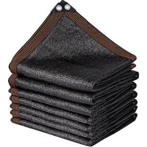 winemana Black Shade Cloth 70%, 30x50 FT Mesh Tarp - Garden Shade for Greenhouse, Patio, Vegetables, Plants Cover and Chicken Coops, Sunshade Net for Outdoor Protection with Reinforced Grommets