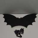 MUKOSEL Bat Costume Bat Wings and Bow Headband Goth Hair Halloween Accessories for Baby Girl Boy
