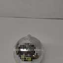 Mirror Disco Ball 8 Inch Hanging Disco Ball for Party Wedding Holiday Home Decoration, Silver