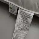 Thin Flat Soft Goose Frather Down Bed Pillows for Sleeping Hypoallergenic Standard Size Set of 1 Pack Side Back and Stomach Sleepers