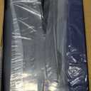 Outdoor Chair Cushions Set of 4 -Waterproof Outdoor Seat Cushions for Patio Furniture, Patio Chair Cushion with Handle and Ties, Square Out Door Chair Pads,19" x 19" x 3", Navy Blue