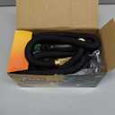 Flexi Hose Expandable Garden Hose with 8 Function Nozzle, 50FT - Lightweight Retractable Garden Hose, Water Hose - No-Kink Flexibility, 3/4 Inch Solid Brass Fittings and Double Latex Core (Black)