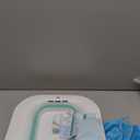 IRWPITW Sitz Bath, Electric Sitz Bath for Toilet Seat Hemorrhoids Postpartum Care Tub, Sits Bath Soak Pan for Women Men, Sitz Baths Salts Bowl, Hip Bath Basin, Foldable, Water Spray Style, Green