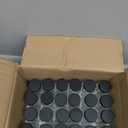 KIVY Glass Spice jars with Label & Shaker Lids [24x 4oz] Airtight Seasoning Containers for Cabinet & Drawer - Empty Spice Bottles - Spice containers with labels - Black spice jars with black lids