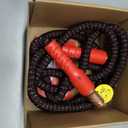 Pocket Hose Ballistic 25 FT Expandable Garden Hose w/Pocket Pivot Swivel Connector, Anti-Burst Sleeve Reinforced with Bulletproof Fiber, Lightweight, No-Kink, Compact, UV-Protected, AS SEEN ON TV