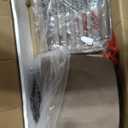 COLAMY Wooden Dining Chairs Set of 2, Spindle High Back Windsor Kitchen Side Chair, Farmhouse Dining Chairs for Kitchen and Dining Room, Light Grey