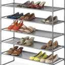 Whitmor Spacemaker 6-Tier Shelves, Gunmetal