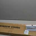 Window Visors Rain Guards for 2018-2026 Jeep Wrangler JL & 2020-2026 Jeep Gladiator, Out-Channel Window Vent Wind Deflectors Visors Shades