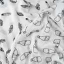 Bunnikins & Clover Muslin Swaddle Blankets for Boys and Girls, Baby Receiving Blankets Unisex, Newborn Essentials for Registry & Gift, 47x47 Inches Swaddles for Newborns, Set of 4