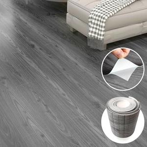 Grey Wood Peel and Stick Floor Tile, Pack of 2, 54 Sq.Ft,(NO Sticky Residue Left) Vinyl Flooring Tiles Wood Plank, Self-Adhesive DIY Flooring for Bathroom,Bedroom, Living Room, (36" x 6") Nature Grey