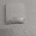 Amazon Basics 400 Thread Count Soft Cotton Pillow Case, King Size, 40" L x 20" W, Machine Washable, White - Set of 2, Pillows Not Included