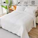 Cmfshape 100% Cotton Quilt Oversized King Size-White Bedspread 120"x120"-Coin Pattern Bedding Set 3 Pieces-Pre-Washed Lightweight Microfiber Coverlet-Suitable for Bed,Couch,Quilt Blanket All Seasons