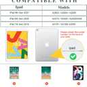 ipad 10.2 Case 7th/8th/9th Generation Cover 2019/2020/2021, Vimorco Soft Rubber Back Cover, Protective Leather Case, Adjustable Stand Auto Wake/Sleep Smart Case (colorful Abstract Flower)