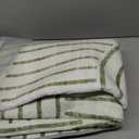 DCX Abstract Machine Washable 3x5 Rug, Sage Green Modern Accent Rug for Living Room, Soft Low Pile Non Slip Carpet, Kid & Pet Friendly Stain Resistant Rug for Bedroom Dining Room Office