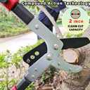 YRTSH Loppers Branch Cutter Heavy Duty Tree Trimmer, Extendable 28-41" Tree Pruner with Compound Action, Tree Cutter with 2 Inch Clean Cut Capacity Chop Thick Branches Effortlessly, 27.8 inches x 9.1 inches