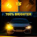 AUXITO Latest 1157 LED Bulbs Amber Yellow Turn Signal Lights, 700% Brighter 2057 2357 7528 BAY15D LED Bulbs with Projector for Turn Signal Parking Tail Brake Blinker DRL Marker Lights, Pack of 2