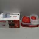 Rubbermaid EasyStore Large Containers, 18-Piece Set, Food Storage Containers with Lids