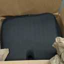 Ergonomic Waist Support and Seat Cushion, 2-in-1 Memory Foam Pad, Hollow Design for Coccyx, Suitable for Office Chairs, Car Safety Seats and Household Use - Relieves Lower Back and Hip Pain (Black)