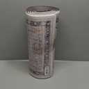 Collive Boho Kitchen Mats for Floor 2 PCS, Cushioned Anti Fatigue Kitchen Floor Mat Non-Skid Waterproof Sink Rug, Blue/Multi Comfort Standing Desk Mat for Office, Home, 17.3"x29"+17.3"x47"