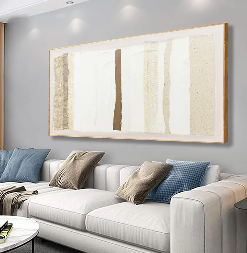 Canvas Wall Art Prints Large Wall Art Pictures for Living Room Abstrcat Canvas Art Wall Decor Framed Minimalist Boho Wall Art Decor Abstrcat Art Artwork for Walls Office Home Decor 24" X 48"