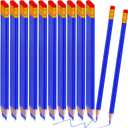 LCPQMZGH 48 Pcs Erasable Checking Pencils, Pre-Sharpened, for Marking, Coloring, Tests, Grading, Office, School (Multicolor)