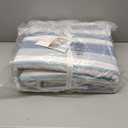 Levtex Home - Truro Quilt Set - Full/Queen Quilt + Two Standard Pillow Shams - Stripe in Shades of Blue - Quilt Size (88x92in.) and Pillow Sham Size (26x20in.) - Reversible - Cotton