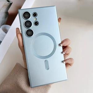 Compatible with Samsung Galaxy S22 & S23 Ultra Case  Magnetic Mag-Safe Military Protection Shockproof