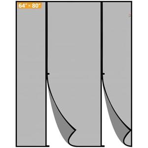 Yotache Magnetic Screen Door for Sliding & French Doors 169*207Cm  Reinforced Mesh with Strong Magnets for Double Door & Large Size Front/Back Patio Doors