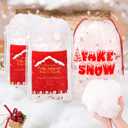 Fake Snow 780g/27.5oz Fluffy Artificial Snow for DIY Mantle Table Village Nativity Displays,Soft Cotton Fake Snow Clouds for Winter Christmas New Year Wedding Birthday Valentines Party Decoration