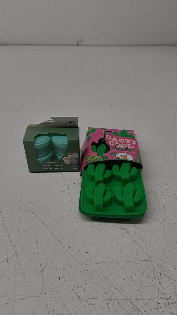 Biosmart Dressing Containers: 1 Pack, JCT ICE MOLD CACTI 2 CT
