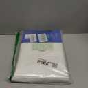 MIULEE White Privacy Sheer Curtains That Let Light in 84 Inches Long Non-See-Through Semi Sheer Curtains Light Filtering Window Curtains Drapes for Living Room Bedroom 2 Panels Set