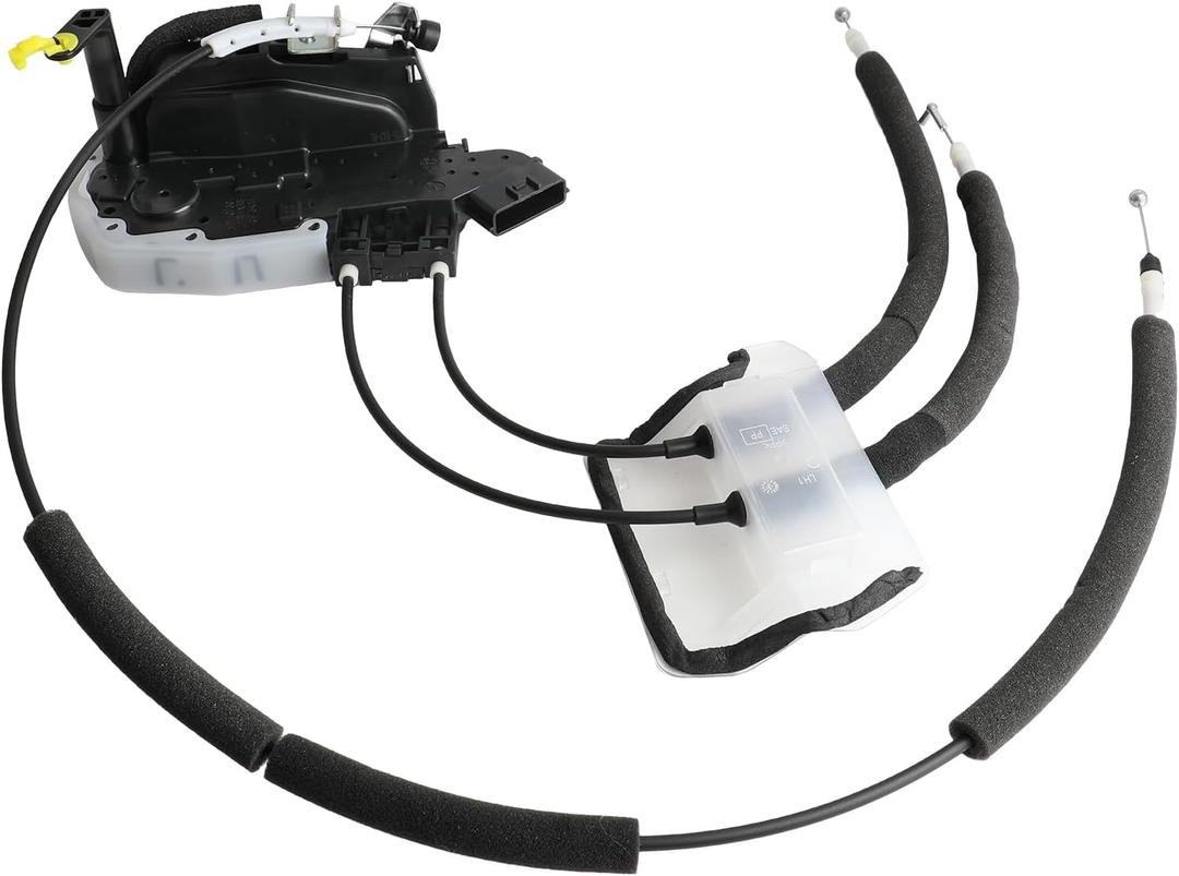 Power Door Lock Actuator Door Latch with Cables, Fits for 2008-2012 Infiniti EX35 2014-2017 QX50 Front Left (Driver Door), Repalces OEM 80501-1BA0A, DL363