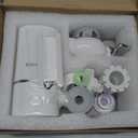 Vortopt Advanced Sink Faucet Filter,NSF Certified Faucet Installation System,400 Gallon Capacity,Can Reduce 99% Chlorine and Odors,with 1 Water FilterT1-White