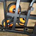 VEVOR Stair Climbing Dolly 460 lbs, Heavy-Duty Folding Trolley Cart for Stairs with Telescoping Handle, 6 Wheels & 2 Ropes, Stair Climber Dolly for Home, Groceries, Warehouse