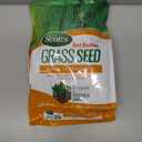 Scotts Turf Builder Grass Seed High Traffic Mix - Grass Seed Plus Lawn Fertilizer and Soil Improver, Self-Repairs, Covers Up To 1,200 sq. ft., 2.4 lb.