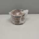 Acacia Wood Bowls - 4.75-inch Brown Wooden Bowls, 400 cubic cm (0.40 liters) Each, Set of 4