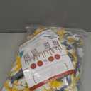 Stretchy Parson Chair Slipcovers for Dining Room Chair seat Covers Chair Protectors for Party Pet Protection Universal Fit Soft Polyester (Set of 4, Yellow Gray Geometric)